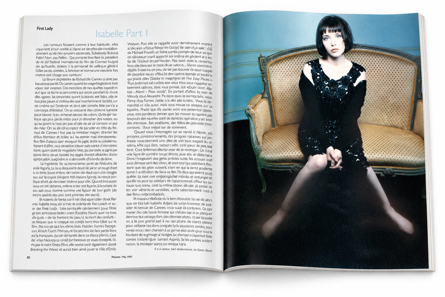 Double page — Première