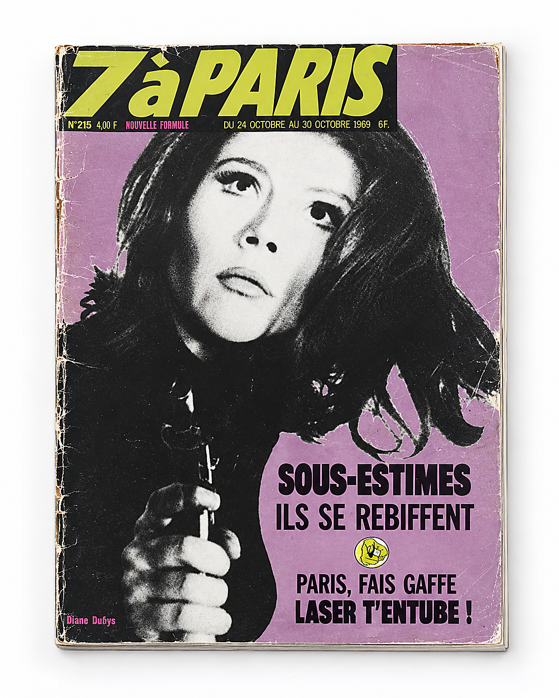 Couverture 7 À Paris — Sous-estimés, ils se rebiffent — Diana Rigg