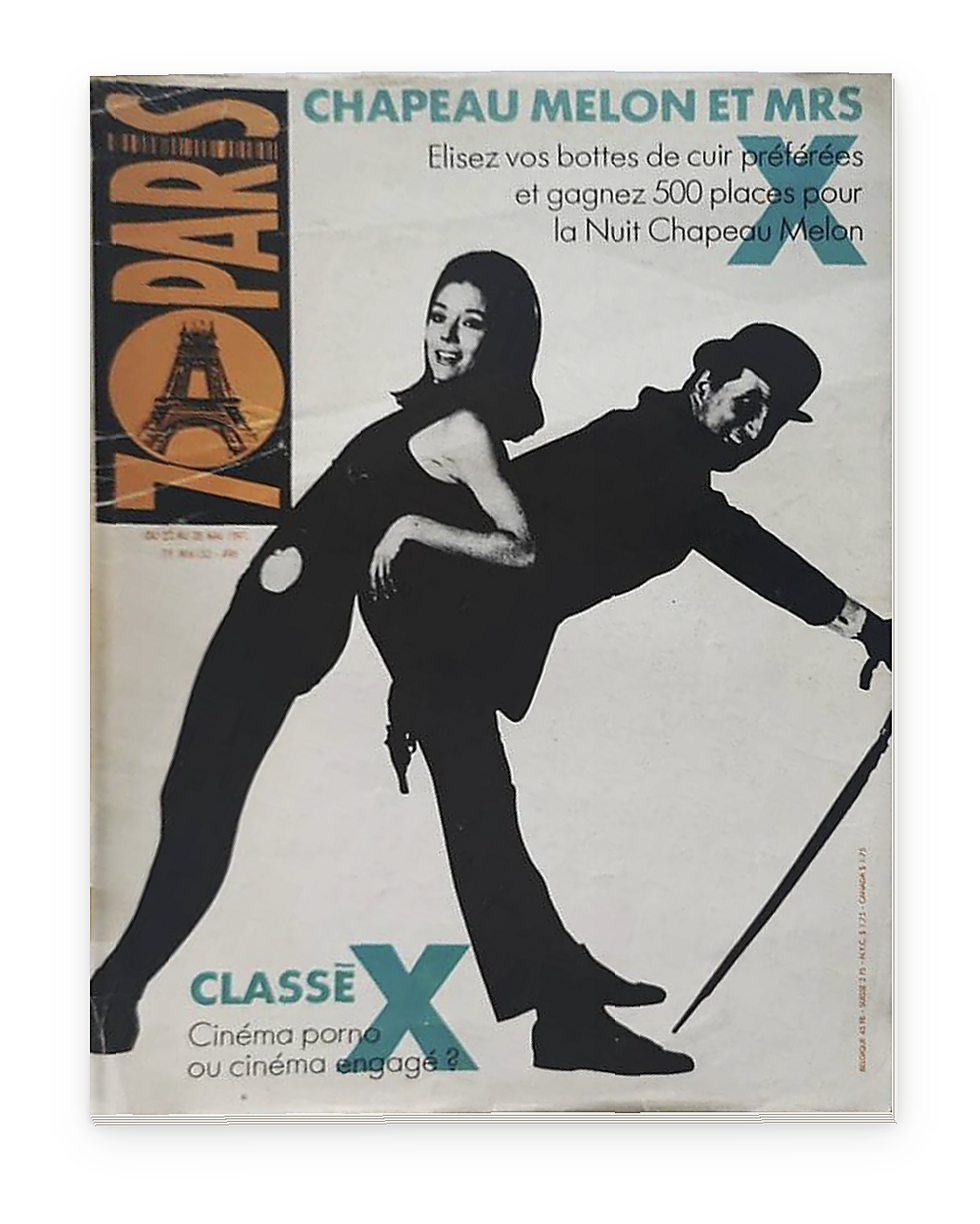Couverture 7 À Paris — Chapeau melon et Mrs Peel