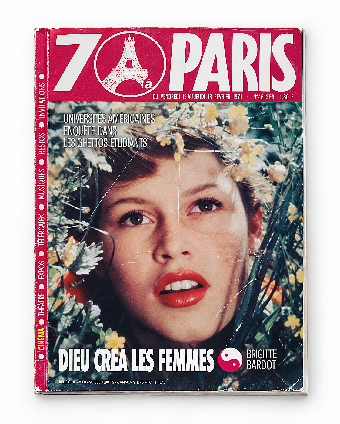 Couverture 7 À Paris — Dieu créa les femmes — Brigitte Bardot