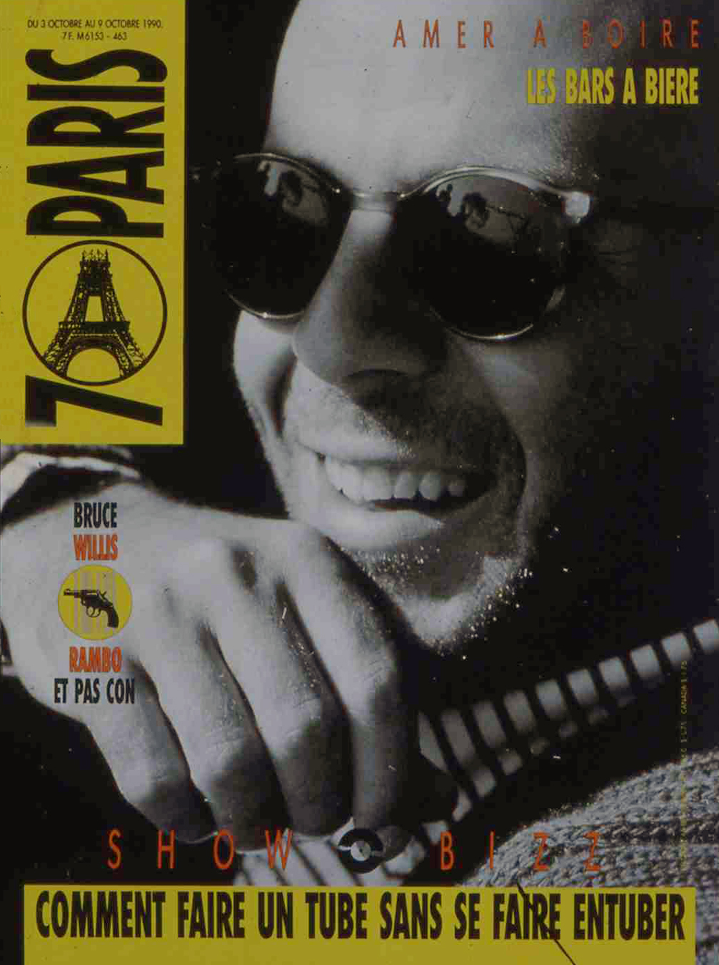 Couverture 7 À Paris — Bruce Willis — Les bars à bière