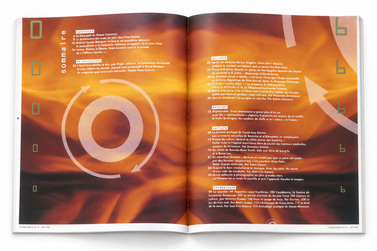 Double page — L’Autre Journal
